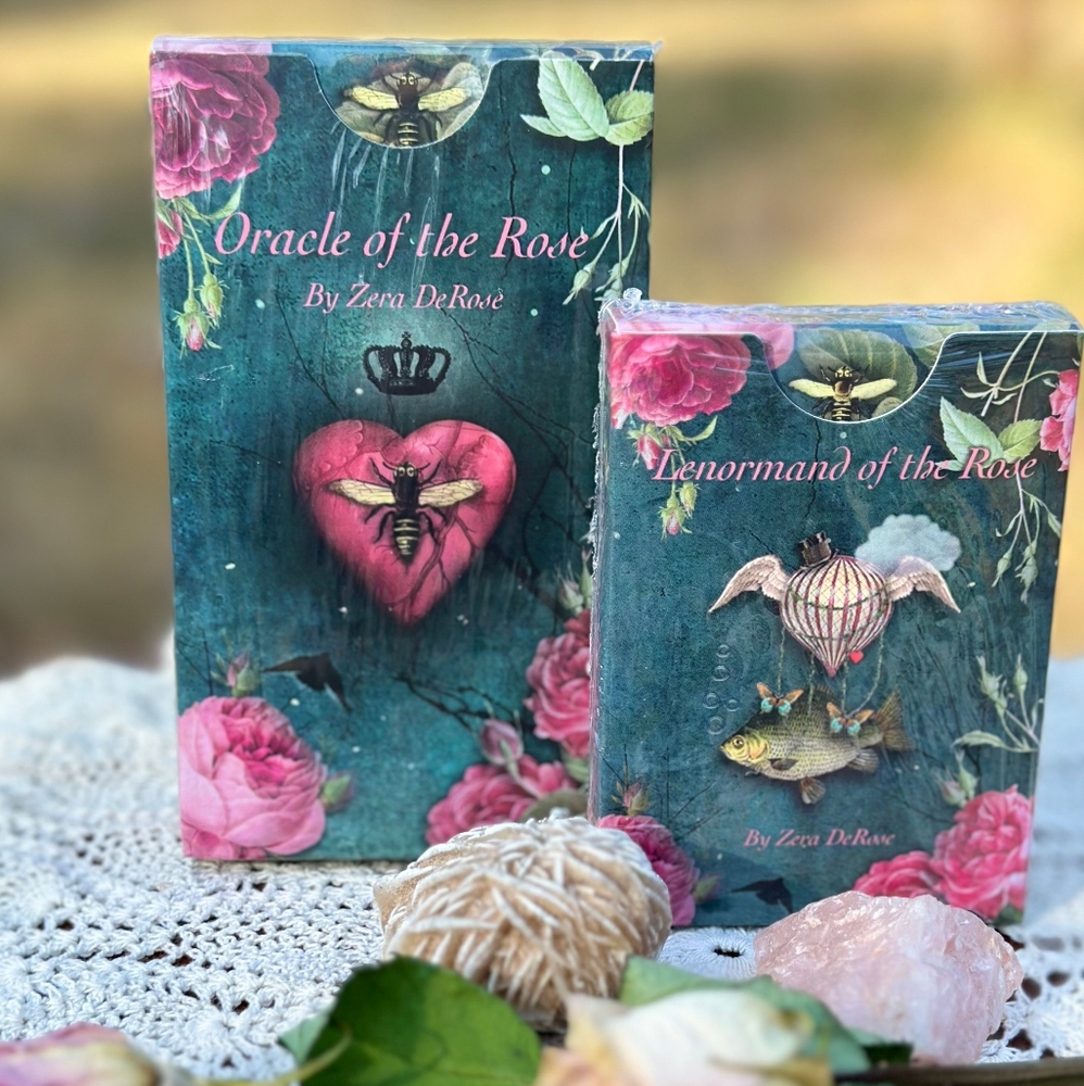 Oracle of the Rose Deck & Lenormand of the Rose Deck By Zera DeRose